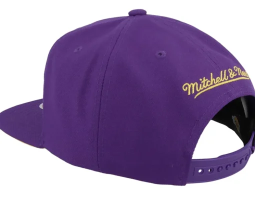Los Angeles Lakers Xl Logo Pop Purple Snapback - Mitchell & Ness