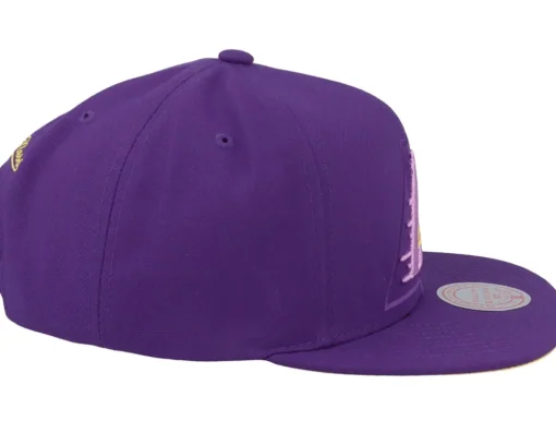 Los Angeles Lakers Xl Logo Pop Purple Snapback - Mitchell & Ness