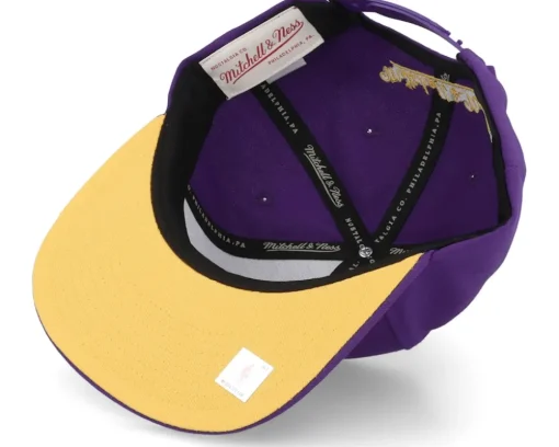 Los Angeles Lakers Xl Logo Pop Purple Snapback - Mitchell & Ness
