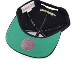 Louisiana State Tigers Cord Script Black Snapback - Mitchell & Ness