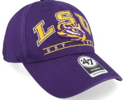 Louisiana State Tigers Fletcher 47 Mvp Cap Purple Adjustable - 47 Brand