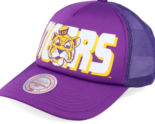 Louisiana State Tigers Lsu Billboard Purple Trucker - Mitchell & Ness