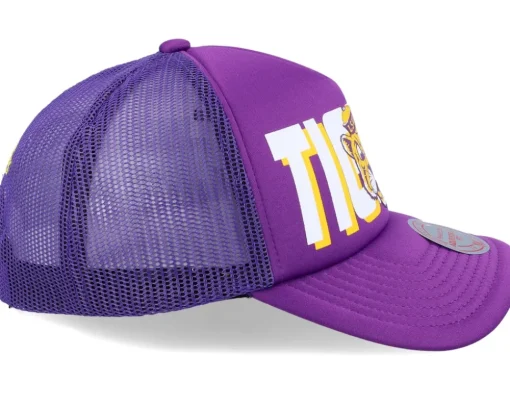 Louisiana State Tigers Lsu Billboard Purple Trucker - Mitchell & Ness