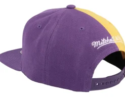 Louisiana State Tigers Retroline Purple/Yellow Snapback - Mitchell & Ness