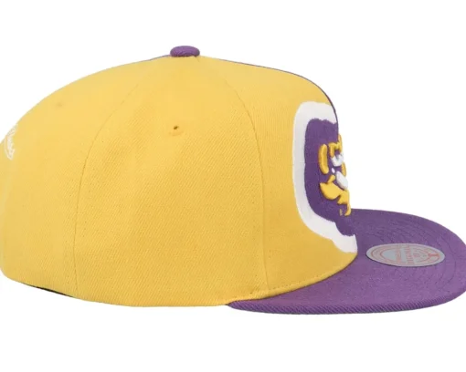 Louisiana State Tigers Retroline Purple/Yellow Snapback - Mitchell & Ness