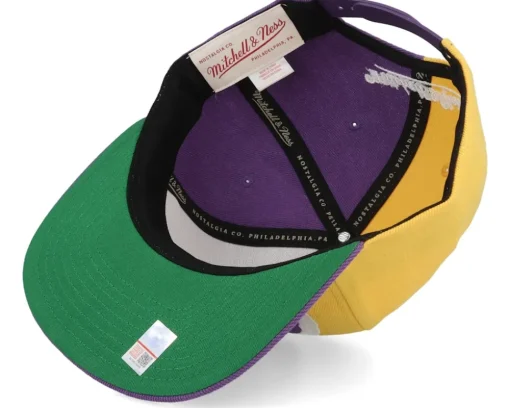 Louisiana State Tigers Retroline Purple/Yellow Snapback - Mitchell & Ness