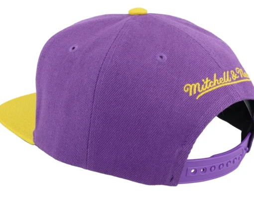 Louisiana State Tigers Team 2 Tone 2.0 Purple/Yellow Snapback - Mitchell & Ness