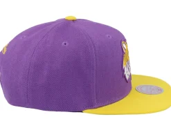 Louisiana State Tigers Team 2 Tone 2.0 Purple/Yellow Snapback - Mitchell & Ness