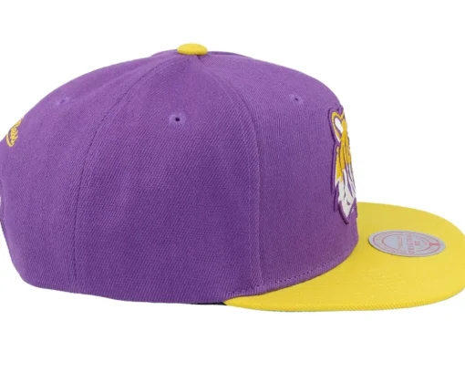 Louisiana State Tigers Team 2 Tone 2.0 Purple/Yellow Snapback - Mitchell & Ness