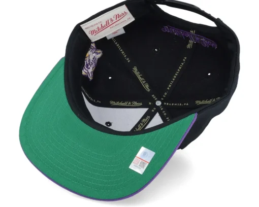 Louisiana State Tigers Team Script 2.0 Black Snapback - Mitchell & Ness