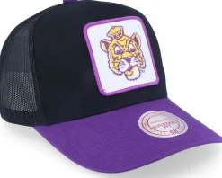 Louisiana State Tigers Truck It Black/Purple Trucker - Mitchell & Ness