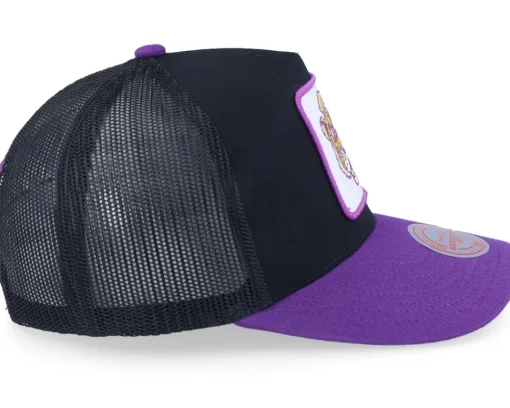 Louisiana State Tigers Truck It Black/Purple Trucker - Mitchell & Ness