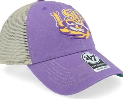 Louisiana State Tigers Tuscaloosa 47 Clean Up Cap Vintage Purple Trucker - 47 Brand