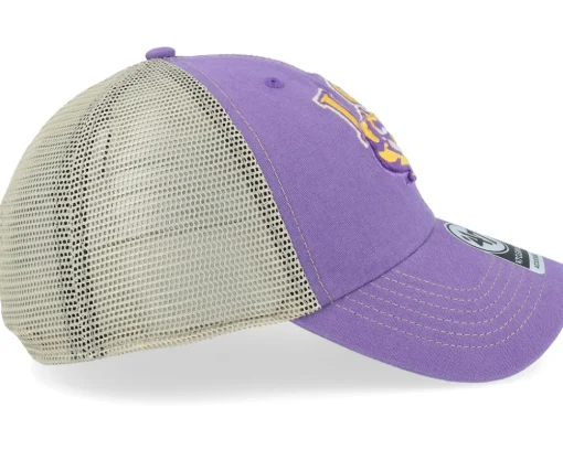 Louisiana State Tigers Tuscaloosa 47 Clean Up Cap Vintage Purple Trucker - 47 Brand