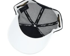 Love Kills Slowly Twill Mesh White/Black A-Frame Trucker - Ed Hardy