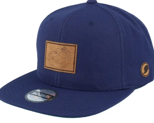 Lovers Engraved Patch Green Snapback - Moomin