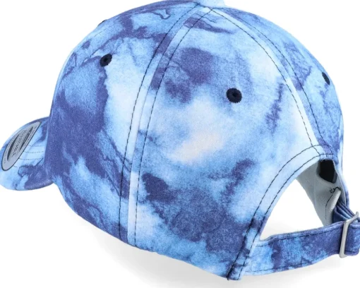 Low Profile Batic Dye Navy Dad Cap - Yupoong