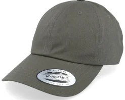Low Profile Cotton Twill Burnt Olive Dad Cap - Yupoong