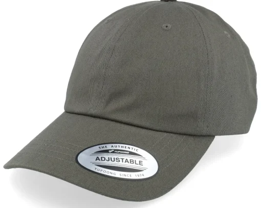 Low Profile Cotton Twill Burnt Olive Dad Cap - Yupoong