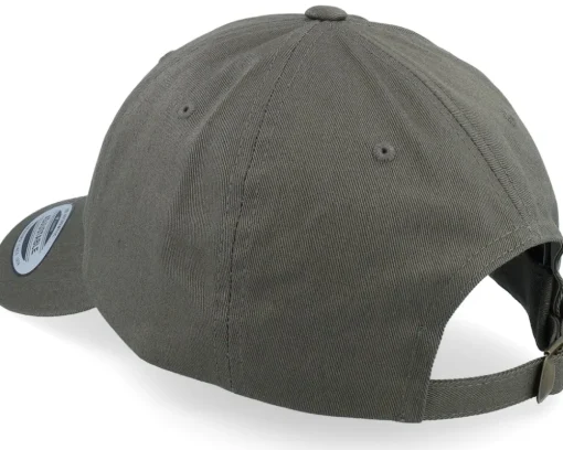 Low Profile Cotton Twill Burnt Olive Dad Cap - Yupoong