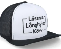 Lössnus Långhylsa Körv Vit/Svart Trucker - Iconic
