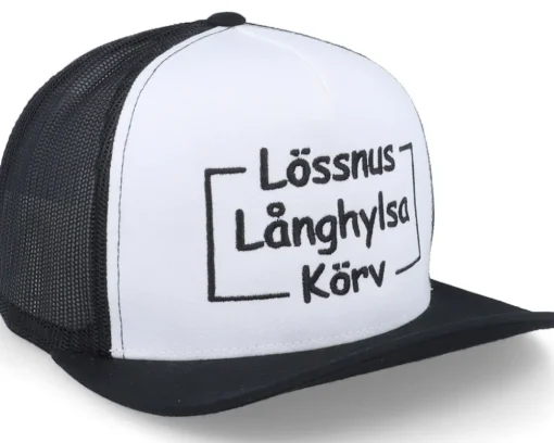 Lössnus Långhylsa Körv Vit/Svart Trucker - Iconic