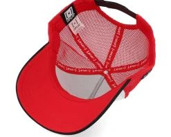 Lucky Blackjack Red/White/Black Trucker - Capslab