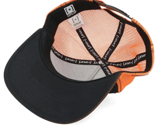 Lucky Cat Red/Black/Brown Trucker - Capslab