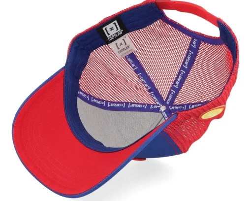 Lucky Mushroom Red/Blue Trucker - Capslab