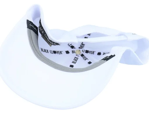 Lucky Stitch White/White Adjustable - Black Clover