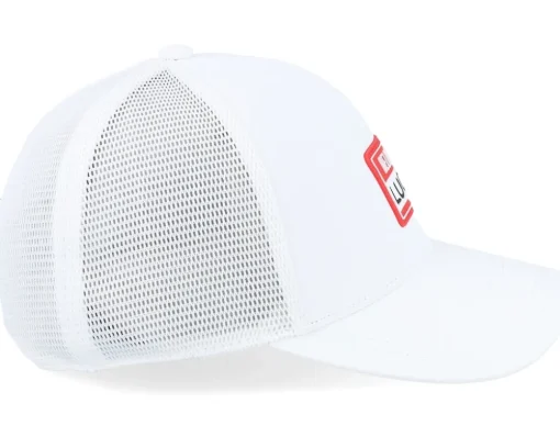 Lucky Tag White/White Mesh W Patch Trucker - Black Clover