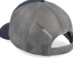 Lumber Jack Logo 112 Split Navy/Charcoal Trucker - Bearded Man