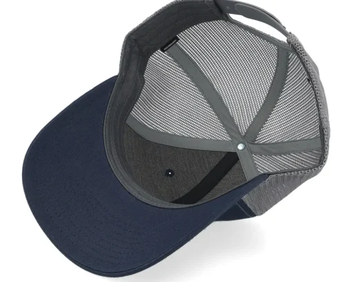 Lumber Jack Logo 112 Split Navy/Charcoal Trucker - Bearded Man