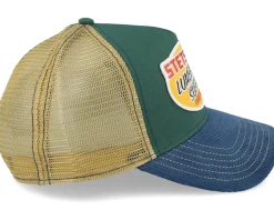 Lumber Supply Green/Blue Trucker - Stetson