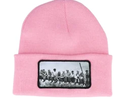 Lunch Atop A Skyscraper Beanie Black Cuff - Public Domain
