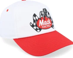 Mack Truck Roscoe White/Red A-Frame Adjustable - American Needle