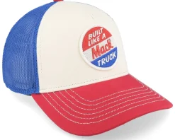 Mack Truck Twill Valin Patch Ivory/Red/Royal Trucker - American Needle