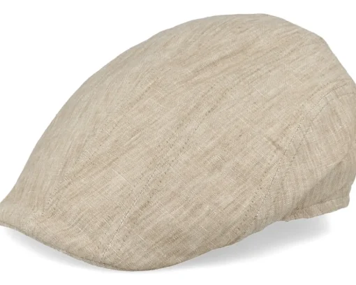 Maddy Nappa Wax Brown Flat Cap - MJM Hats