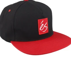 Main Block Black/Red Snapback - éS