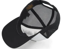 Manga Man Retro Black/White/Black Trucker - Bearded Man