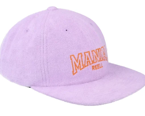 Maniac Cap Purple Towel Snapback - Reell