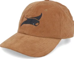 Manta Ray Camel Cord Dad Cap - Wild Spirit