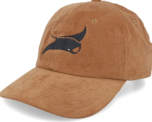 Manta Ray Camel Cord Dad Cap - Wild Spirit