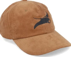 Manta Ray Camel Cord Dad Cap - Wild Spirit