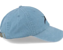 Manta Ray Washed Denim Light Blue Dad Cap - Wild Spirit