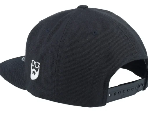 MC Patch Black Snapback - Bearded Man