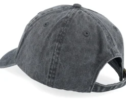 Medieval Painting Patch Washed Black Dad Cap - Iconic