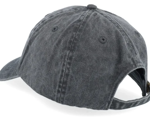 Medieval Painting Patch Washed Black Dad Cap - Iconic