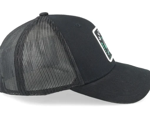 Meditate Anywhere Patch Black Trucker - 4REAL