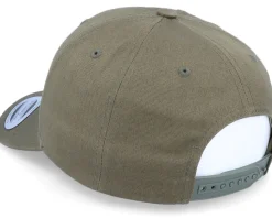 Medium Structured Curved Olive Adjustable - Yupoong